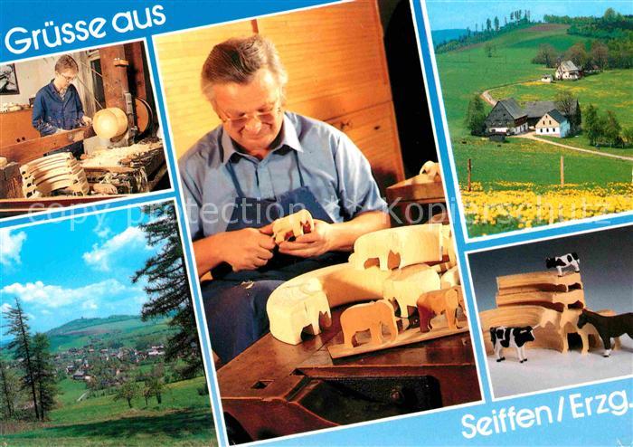 Seiffen Erzgebirge Spielzeugdorf Schnitzkunst