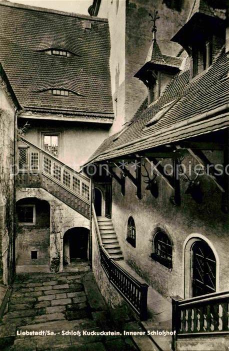 Liebstadt Schloss Kuckuckstein Innerer Schlosshof