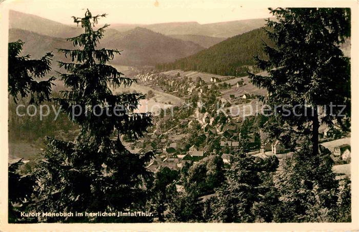 Manebach Panorama Kurort im Ilmtal