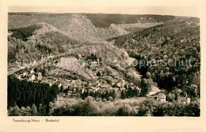 Treseburg Harz Panorama Bodetal