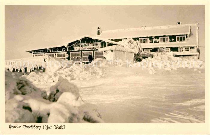Grosser Inselsberg Berggasthof Winterimpressionen