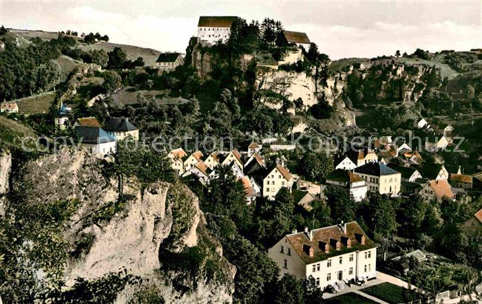 Pottenstein Oberfranken Teilansicht Luftkurort mit Erholungsheim der LVA