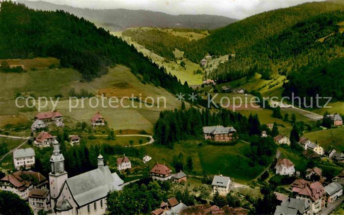 Todtmoos Schwarzwald BW Kurort Schwarzwald Fliegeraufnahme