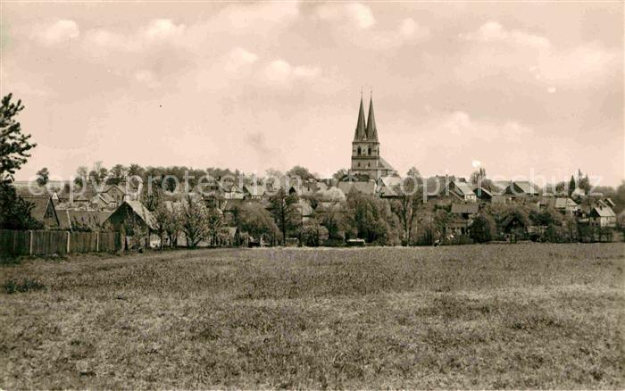 Goeda Ortsansicht mit Kirche