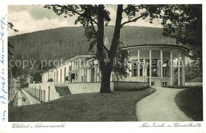Bad Wildbad Neue Trinkhalle und Wandelhalle Kurort im Schwarzwald
