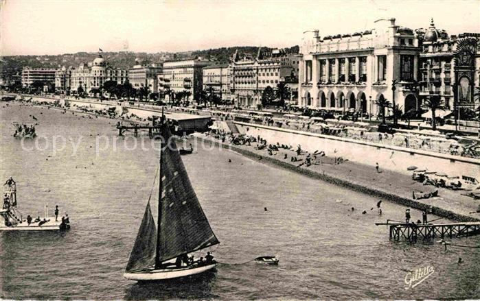 Nice Alpes Maritimes Les Hotels et la Plage