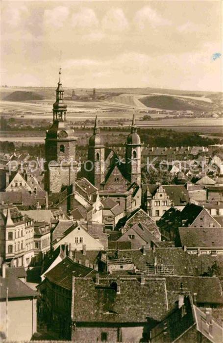 Eisleben Teilansicht mit Kirche Lutherstadt