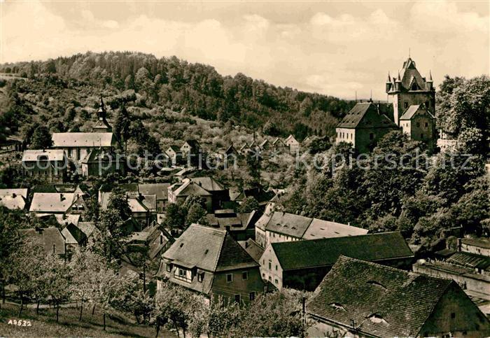 Liebstadt Gesamtansicht mit Schloss Kuckuckstein und Kirche