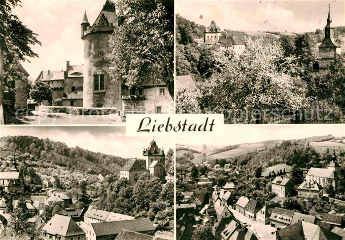 Liebstadt Teilansichten mit Schloss Kuckuckstein und Kirche