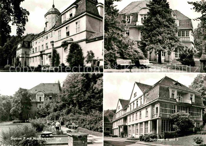 Gottleuba-Berggiesshuebel Bad Kliniksanatorium Kurhaus Wassertreten