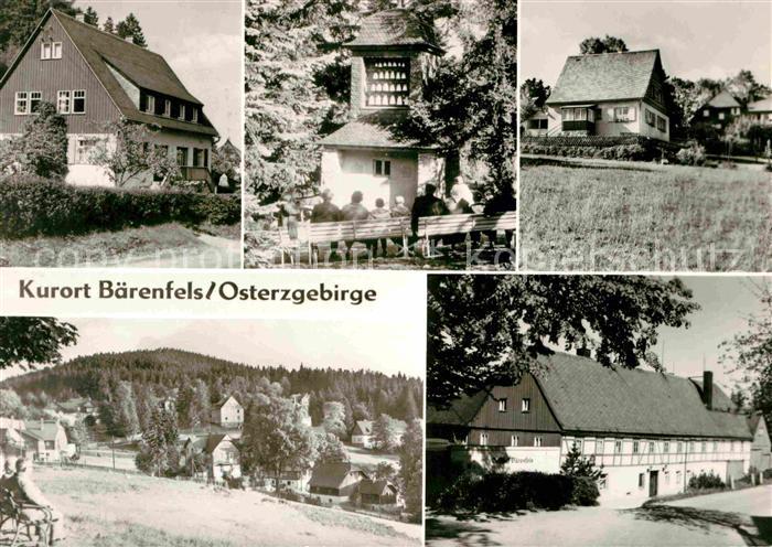 Baerenfels Erzgebirge Teilansichten Kurort