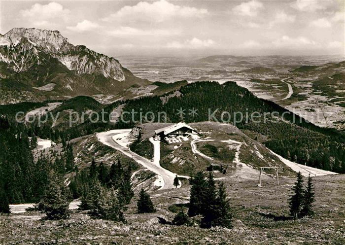 BERCHTESGADEN Bayern Rossfeld mit Untersberg und Blick nach Salzburg