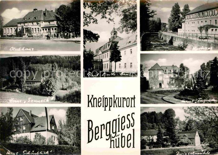 Berggiesshuebel Kneippkurort Clubhaus Kurhaeuser Zwieselmuehle Paul Linde Haus H