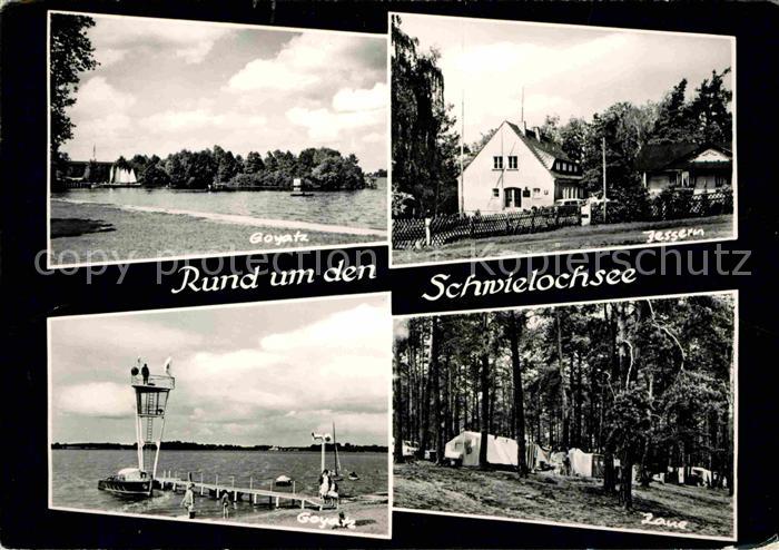 Goyatz Badestrand Rettungsturm Campingplatz Zaue Jessern