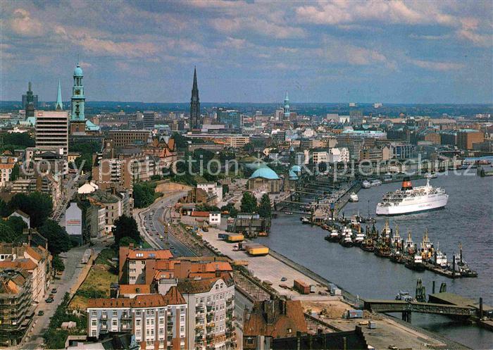 HAMBURG  CITY uebersicht Hafen