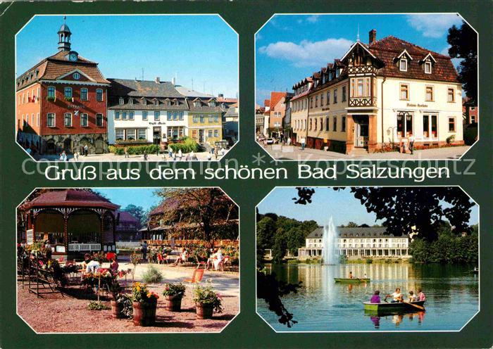 Bad Salzungen Rathaus Mohren Apotheke Gradierwerk Kurhaus Burgsee