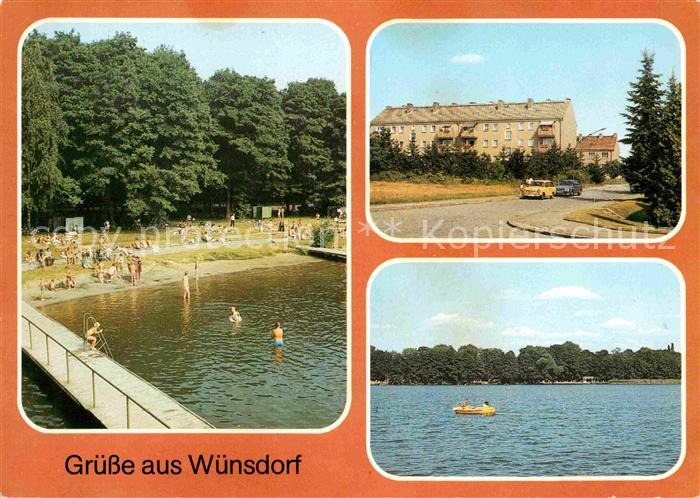 Wuensdorf Strandbad Wuensdorfer See Neubaugebiet