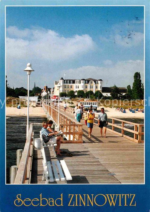 Zinnowitz Ostseebad Vineta Bruecke Strand