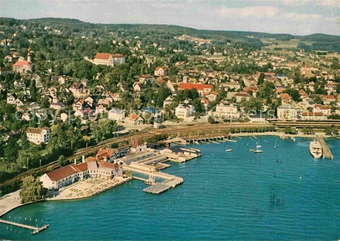 Starnberg Starnbergersee Bayern Fliegeraufnahme