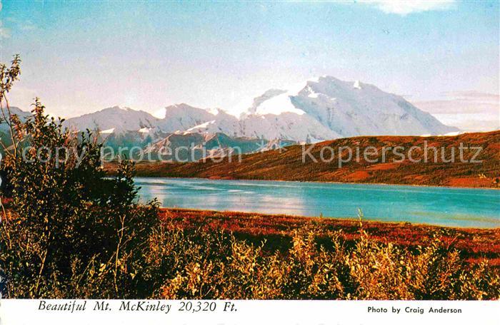 Mount McKinley Alaska Wonder Lake in Autumn
