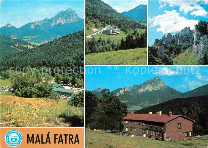 Mala Fatra Vratna dolina autokemping Restauracia Tiesnavy Chata Kleine Fatra Geb