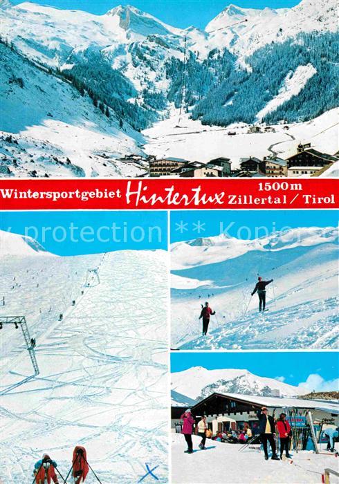 Hintertux Zillertal Wintersportgebiet Zillertaler Alpen Berggasthof