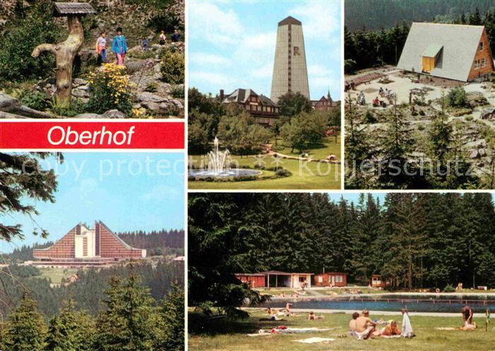 Oberhof Thueringen Botanischer Garten fuer Gebirgsflora FDGB Erholungsheime Inte