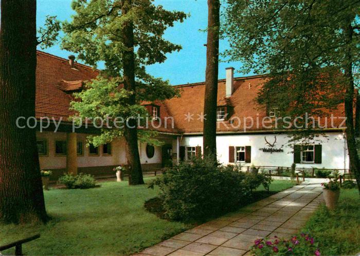 Moritzburg Sachsen Waldschaenke Historische Gaststaette mit Hotel