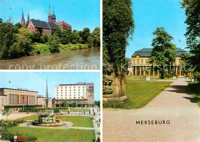 Merseburg Saale Schloss Dom Gagarinplatz Schlossgarten