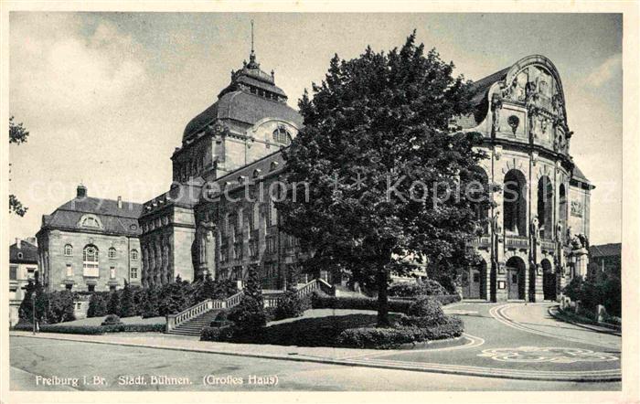 Freiburg Breisgau Staedt Buehnen Grosses Haus
