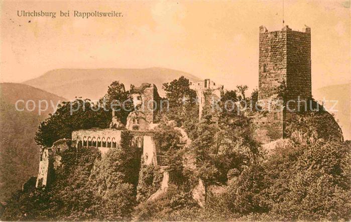 Rappoltsweiler Haut Rhin Elsass Ulrichsburg