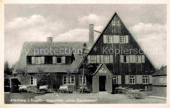 Altenberg Erzgebirge Gaststaette Altes Raupennest