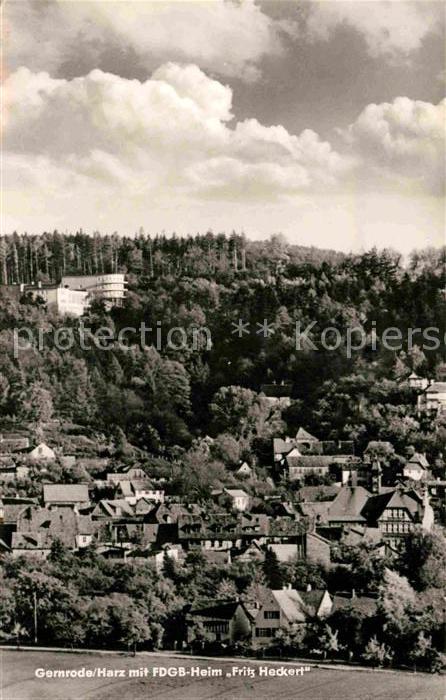 Gernrode Harz FDGB Heim Fritz Heckert