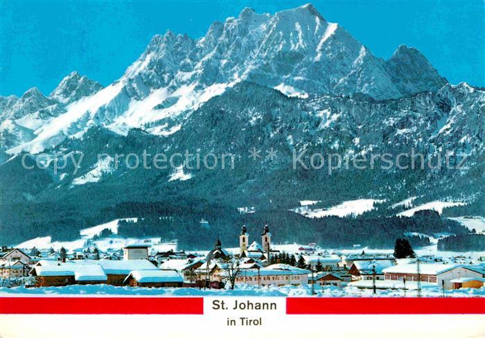 St Johann Tirol mit Wildem Kaiser