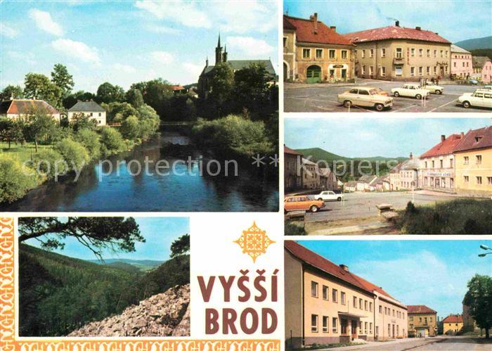 Vyssi Brod Cesky Krumlov Certova Stena Namesti 25 unora 1948 MestNV a kino