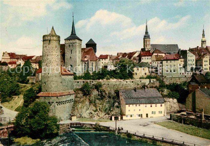 Bautzen Sachsen Stadtblick Alte Wasserkunst Michaeliskirche Petridom Rathausturm