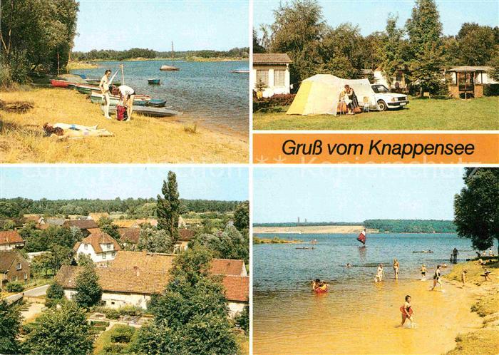 Gross Saerchen Strand Campingplatz Knappensee Teilansicht