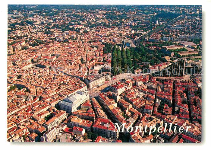 Montpellier Herault Fliegeraufnahme