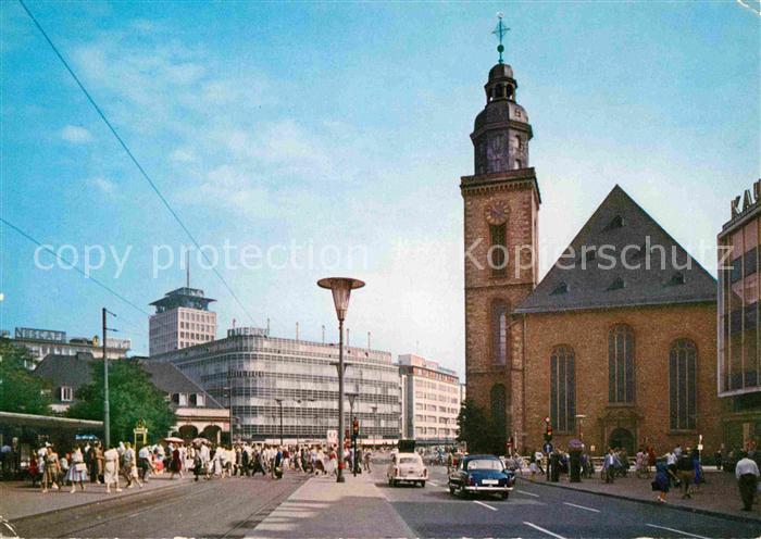 Frankfurt Main Hauptwache mit Katharinenkirche