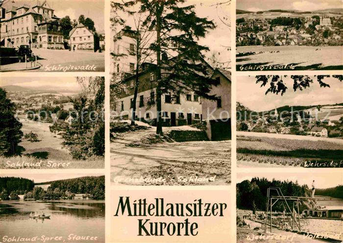 Schirgiswalde Sohland Spree  Grenzbaude Stausee Wehrsdorf Volksbad