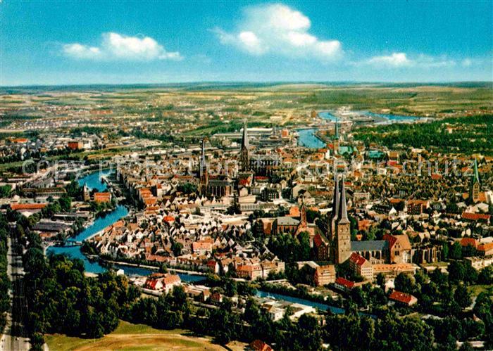 LueBECK  CITY Fliegeraufnahme