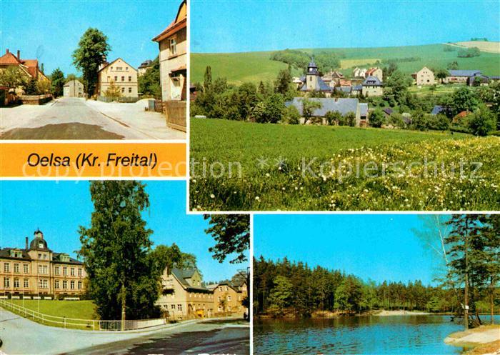 Oelsa Loebau Hauptstrasse Lerchenberg Polytech Oberschule Heidemuehlenteich