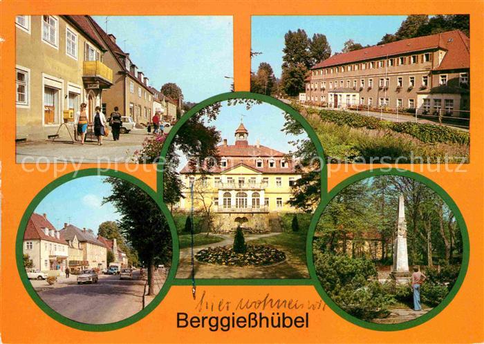 Berggiesshuebel Karl Marx Str Postmeilensaeule Kurhaus Paul Linde Haus