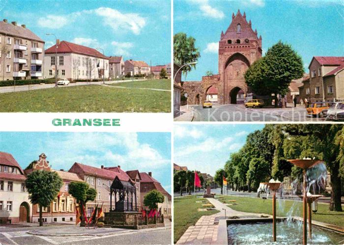 Gransee Polytech Oberschule Werner Seelenbinder Ruppiner Tor Schinkelplatz Platz