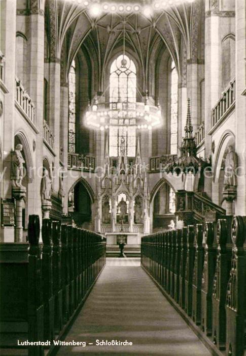 Wittenberg Lutherstadt Schlosskirche Inneres