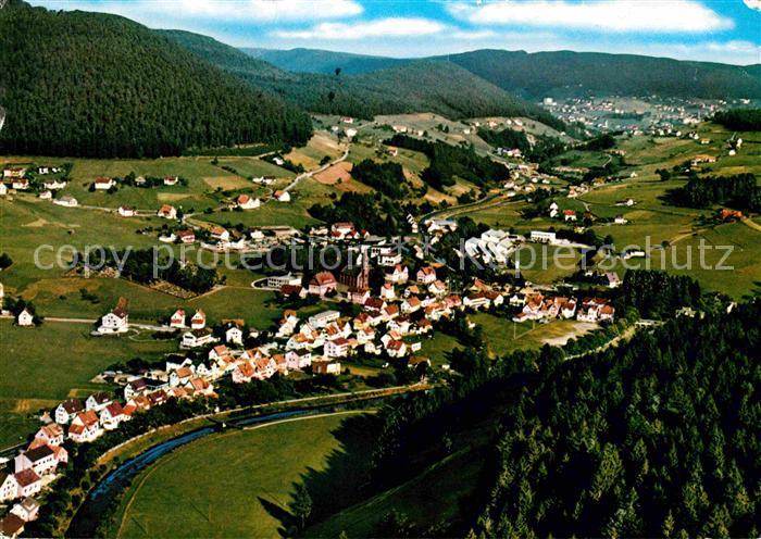 Baiersbronn Schwarzwald Mitteltal Fliegeraufnahme