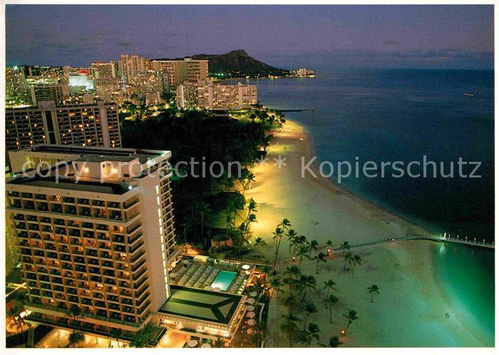 Honolulu Waikiki Beach Fliegeraufnahme