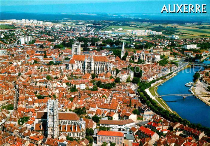 Auxerre Vue generale aerienne