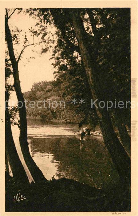 Toulouse Haute-Garonne Paysage sur la Garonne au Ramier du Chateau Parc Toulousa