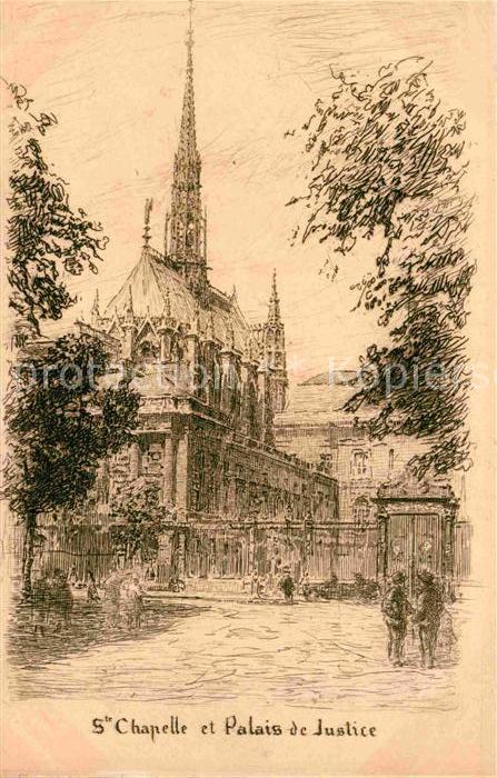 Paris Sainte Chapelle et Palais de Justice De